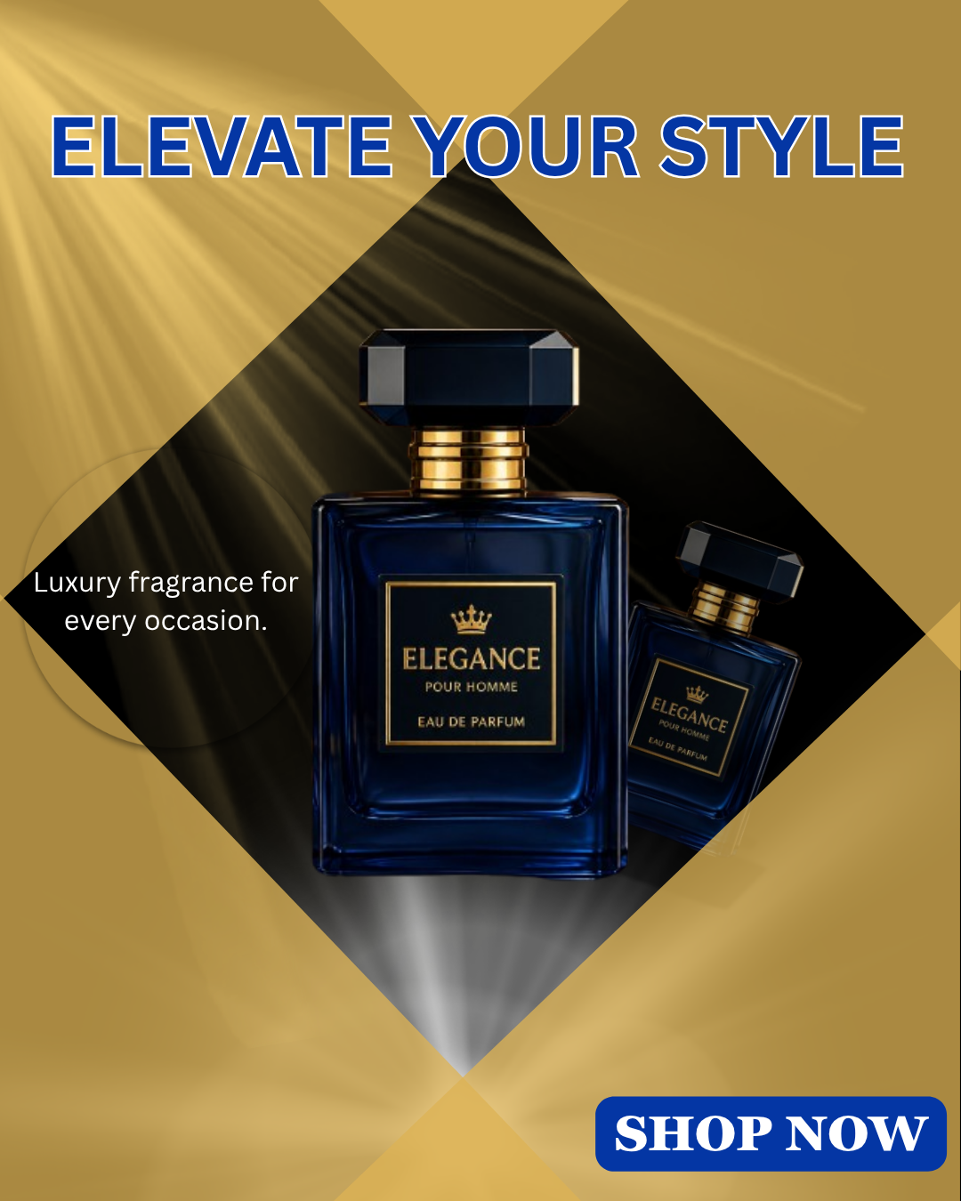 Luxury perfume campaign
